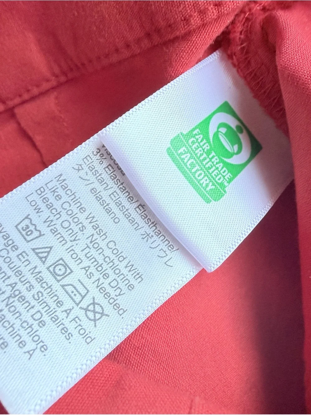 J. Crew Factory Women’s Wide Leg Pants in Bright Red
